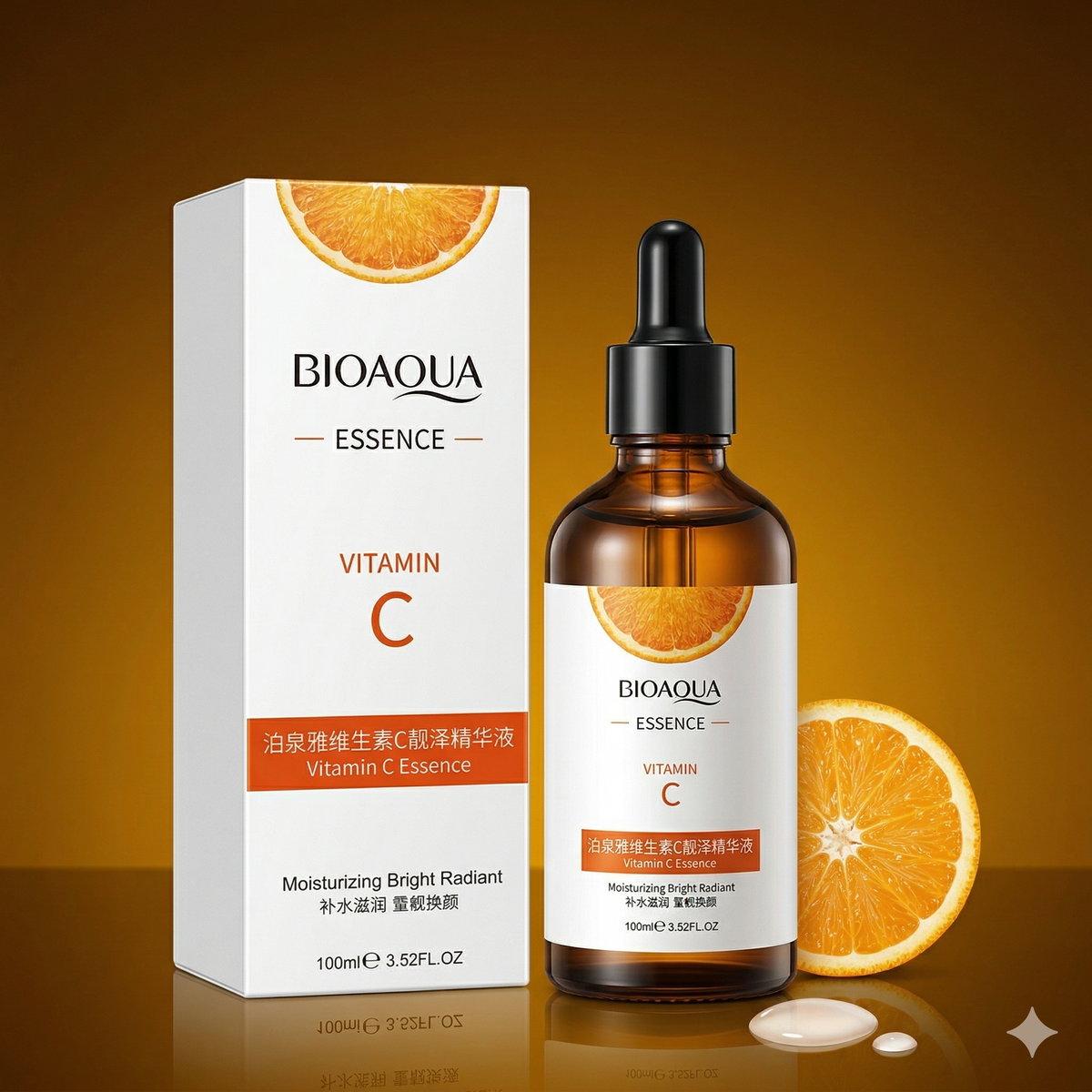 BIOAQUA Vitamin C Essence – Moisturizing & Brightening Face Serum (100ml)