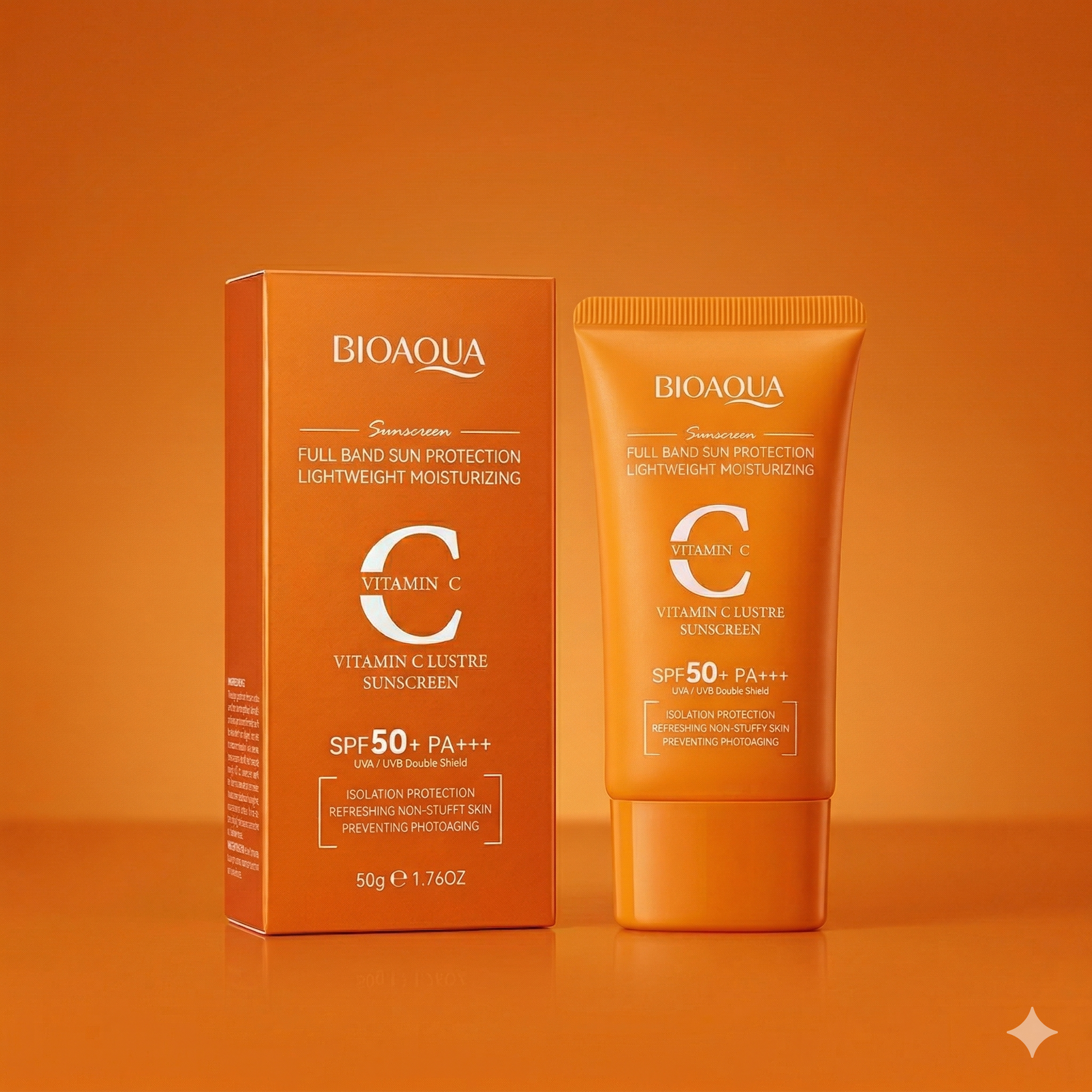 BIOAQUA Vitamin C Lustre Sunscreen SPF 50+ PA+++ (50g)