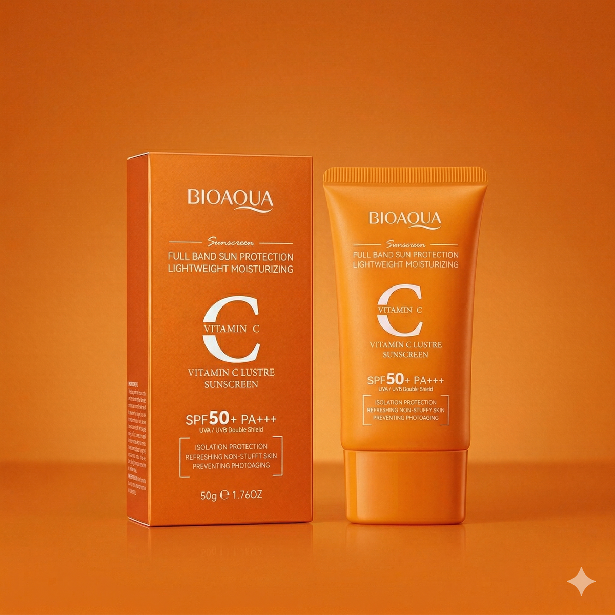 BIOAQUA Vitamin C Lustre Sunscreen SPF 50+ PA+++ (50g)