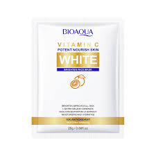 BIOAQUA Vitamin C Potent Nourish Skin White Brighter Face Mask