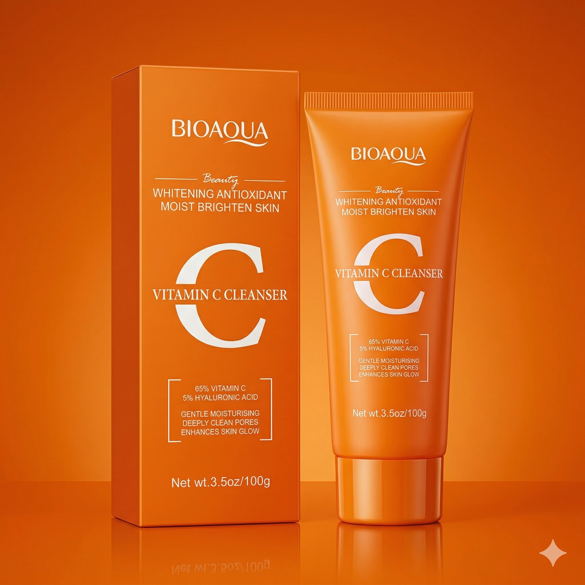 BIOAQUA Vitamin C Whitening Antioxidant Cleanser