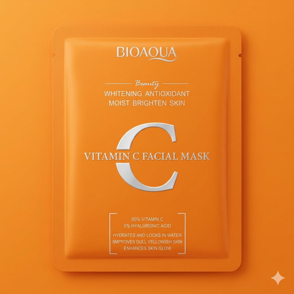 BIOAQUA Vitamin C Whitening & Antioxidant Facial Mask