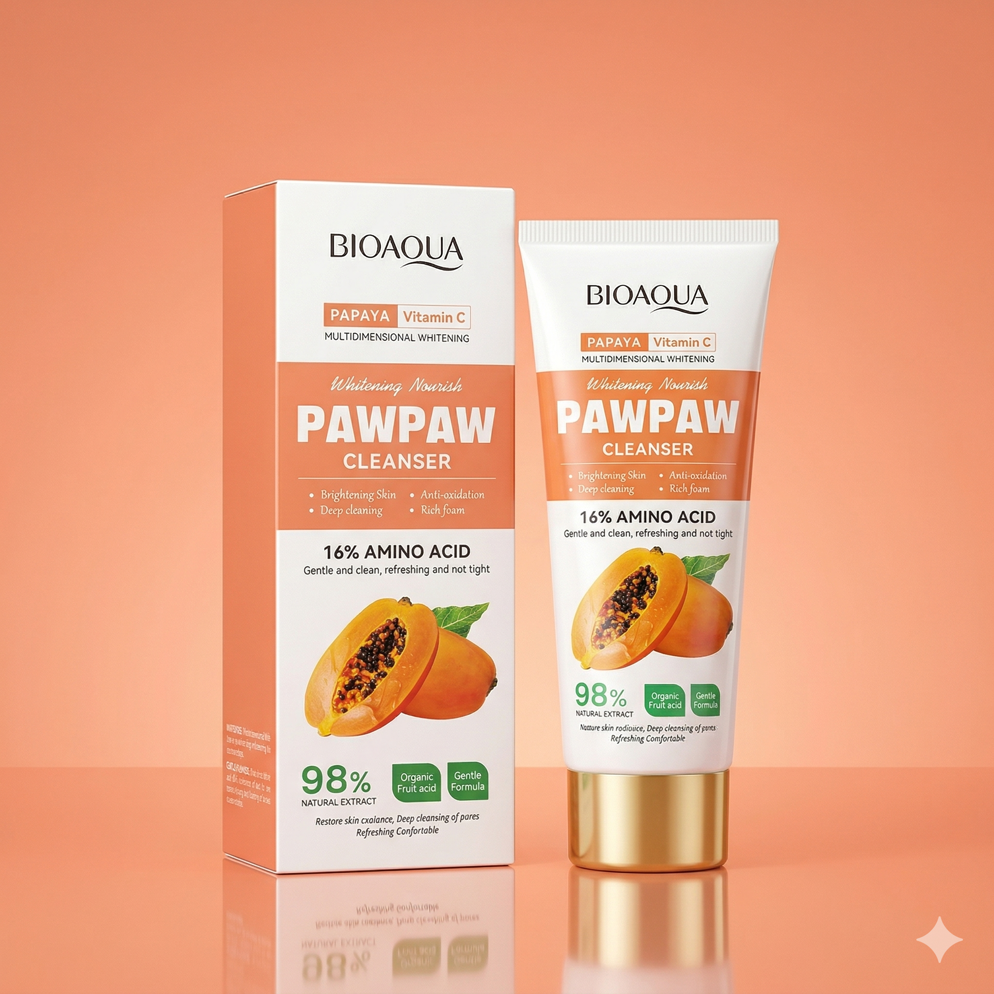 Bioaqua Whitening Nourish Pawpaw Cleanser