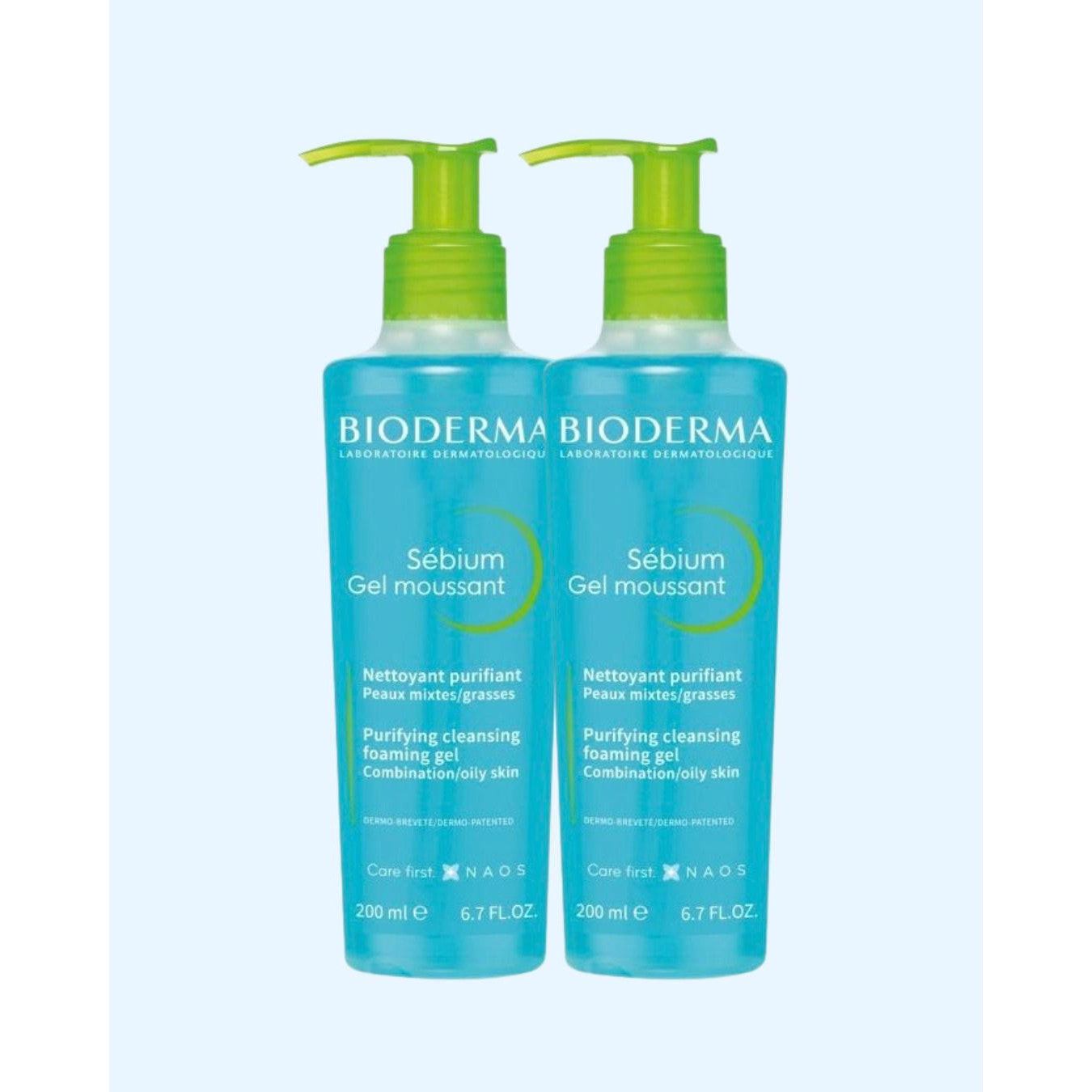 Bioderma Purifying Cleansing Foaming Gel 200ml*2