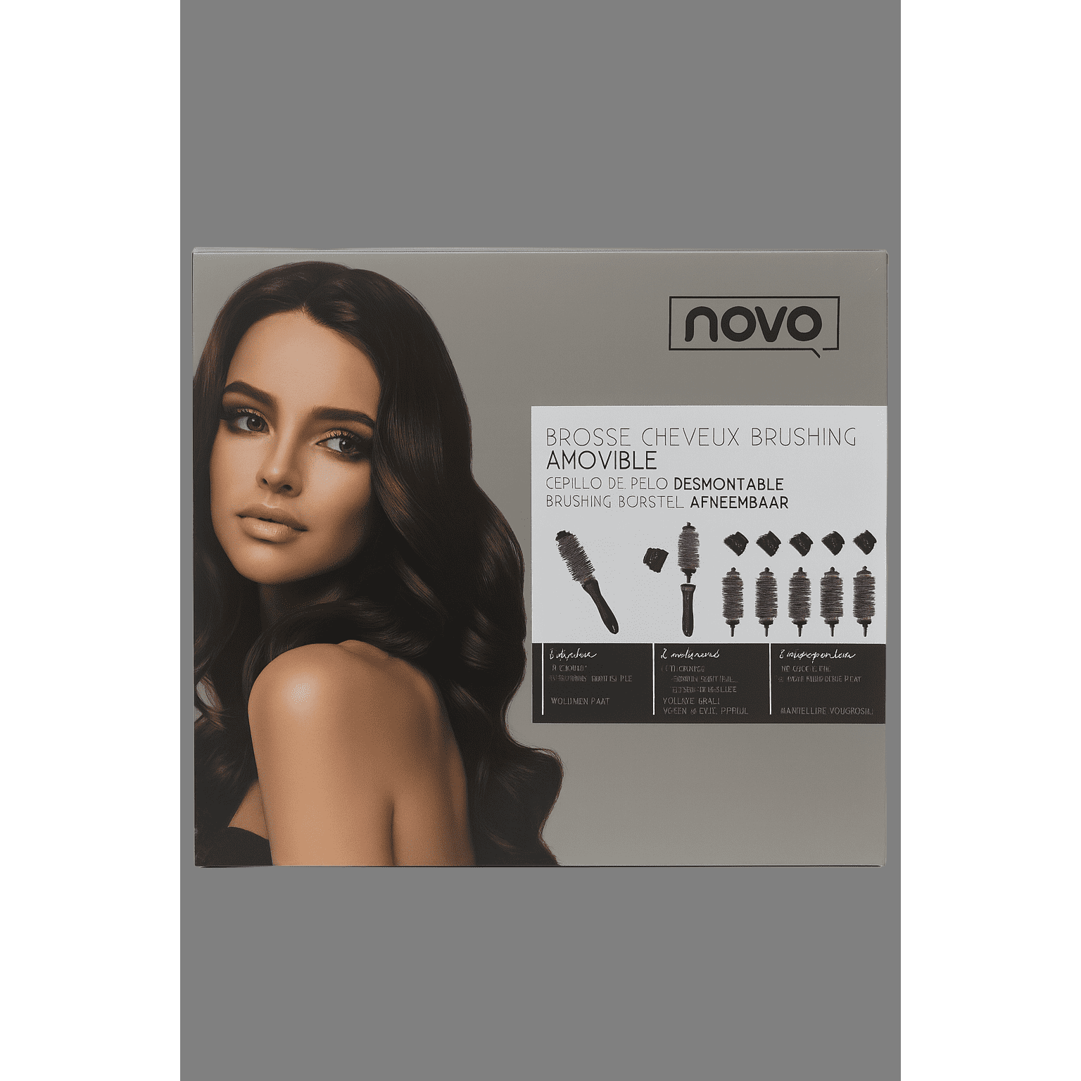 Brosse Cheveux Brushing Amovible