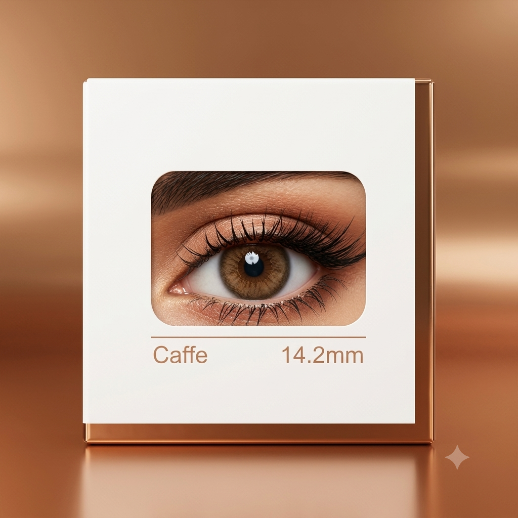 Caffe Colored SOFT Contact Lenses – 14.2 mm 38% Water Content