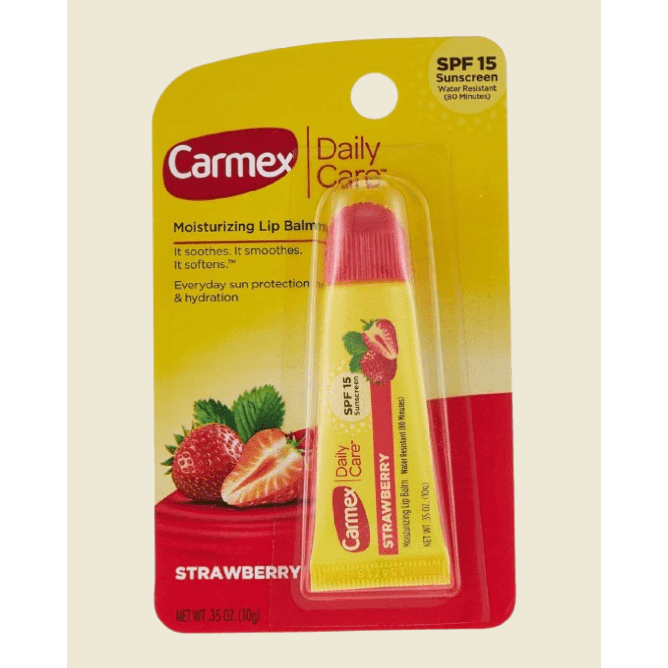 Carmex Moisturizing Lip Balm -Strawberry