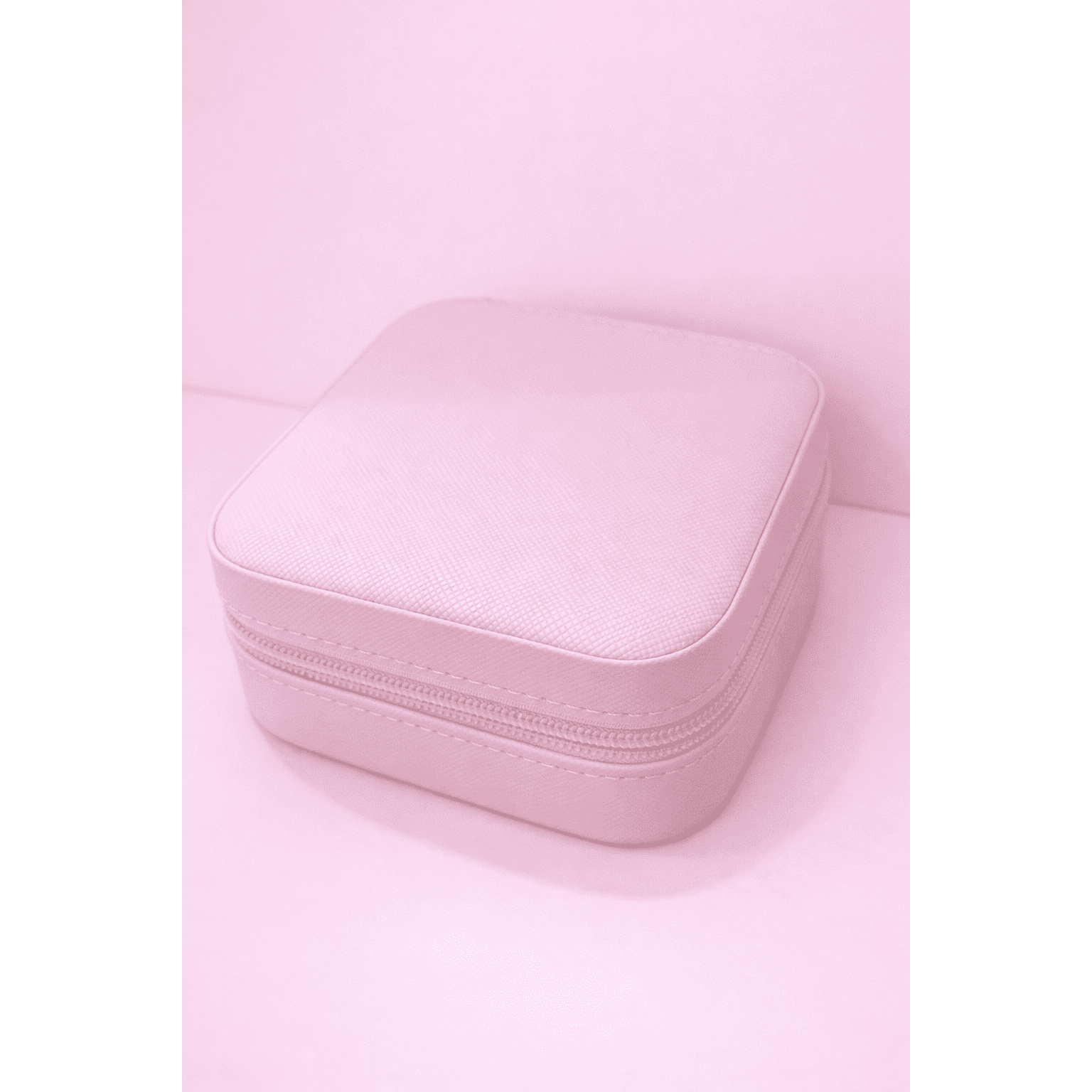 Small Travel Jewelry Organizer Box (Pink)