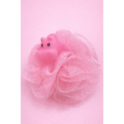 Bath Loofah With Cute Hippo