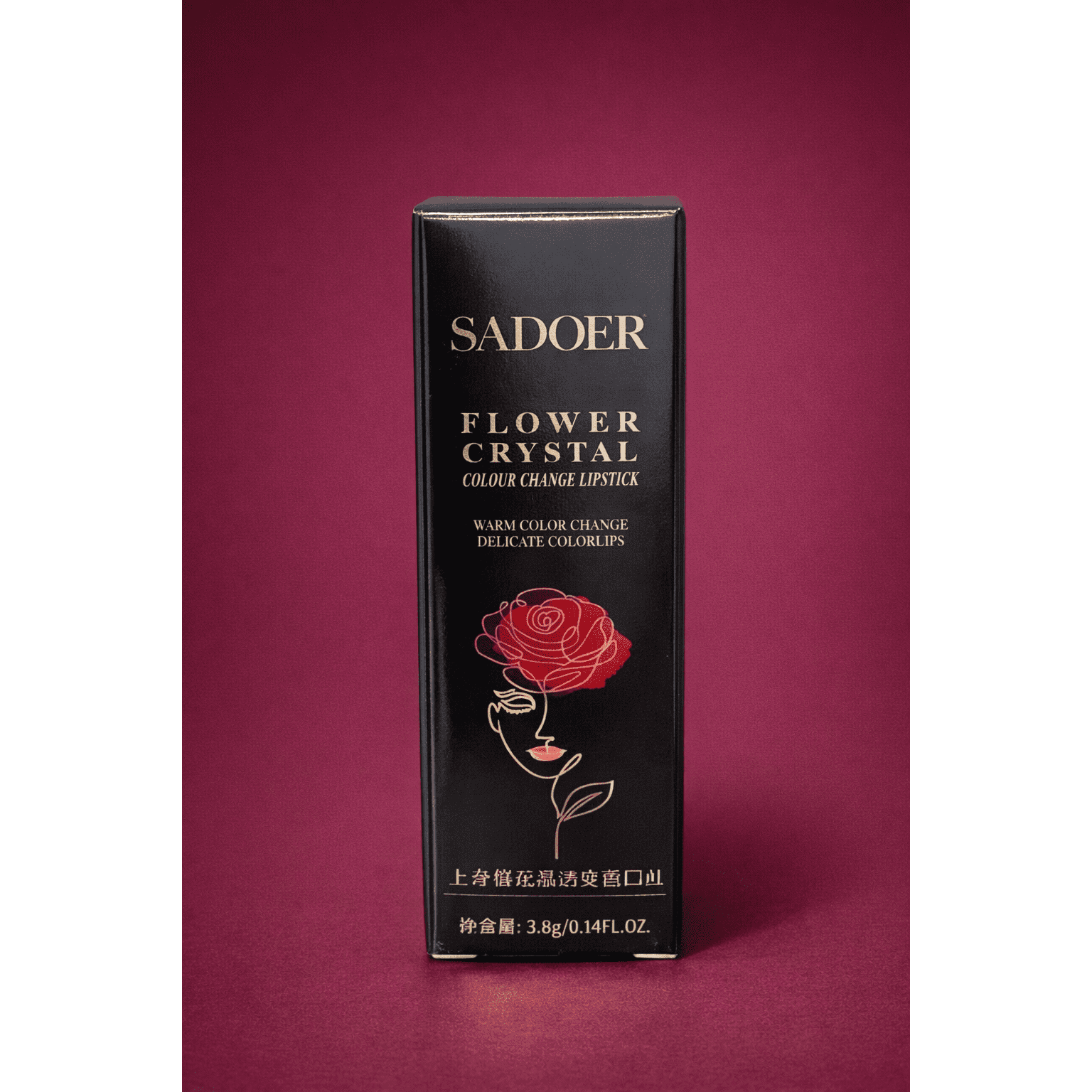 SADOER Flower Crystal Colour Change Lipstick (3.9g)