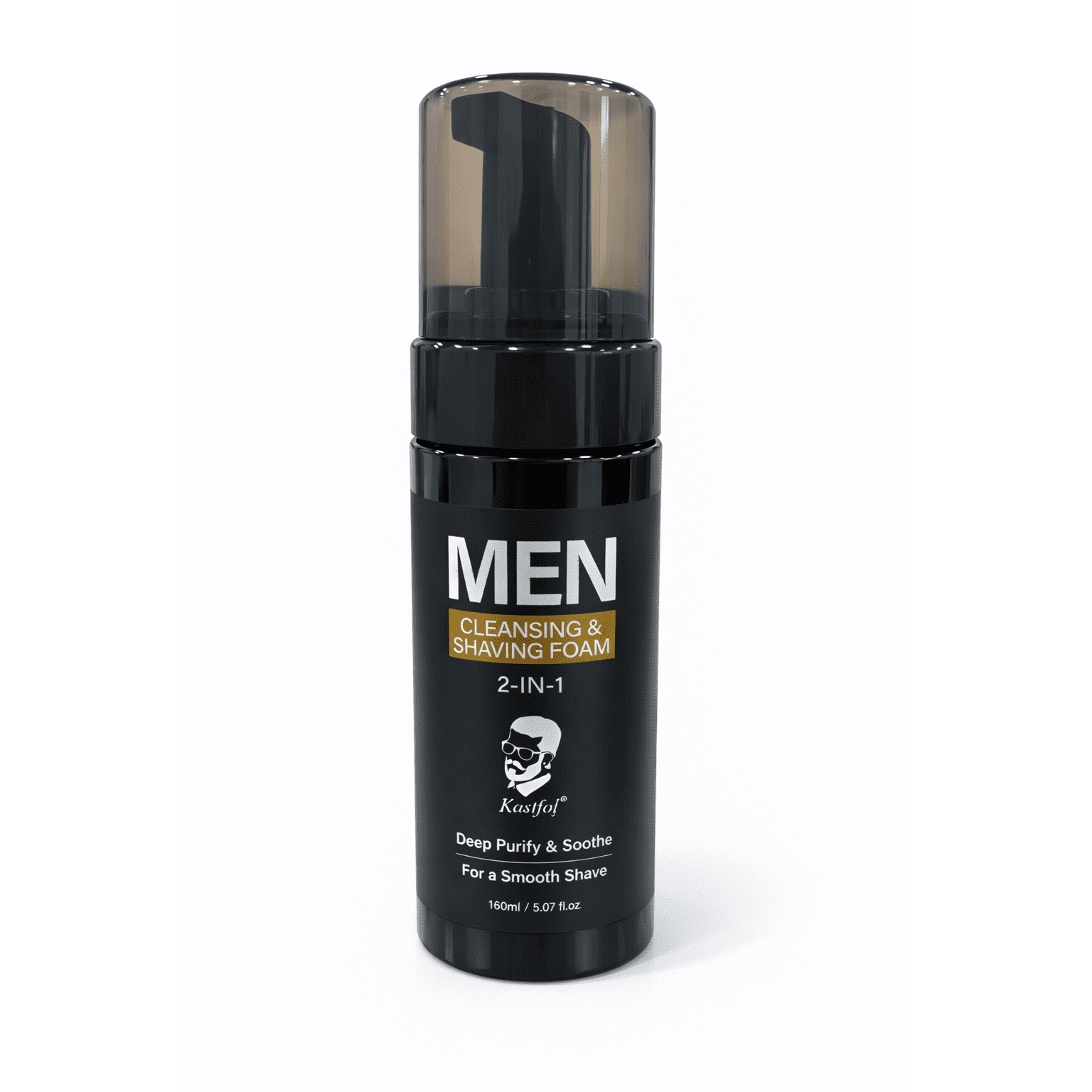 Kostfol Men 2-in-1 Cleansing & Shaving Foam – 160ml