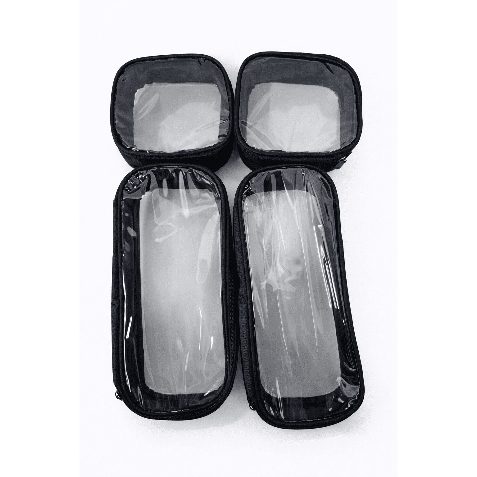 Professional Rolling Makeup Artist Trolley Case with Clear Organizer Bags