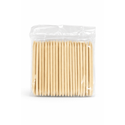 Wooden Cuticle Sticks (Double-Ended) small size 100 pcs