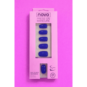 Press-On Manicure (24 pcs) — Royal Blue Gloss E916