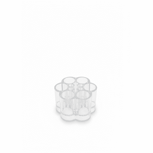 Clear Acrylic Lipstick Organizer (7 Slots)