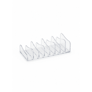 Clear Acrylic Makeup Palette Organizer (Adjustable Slots)