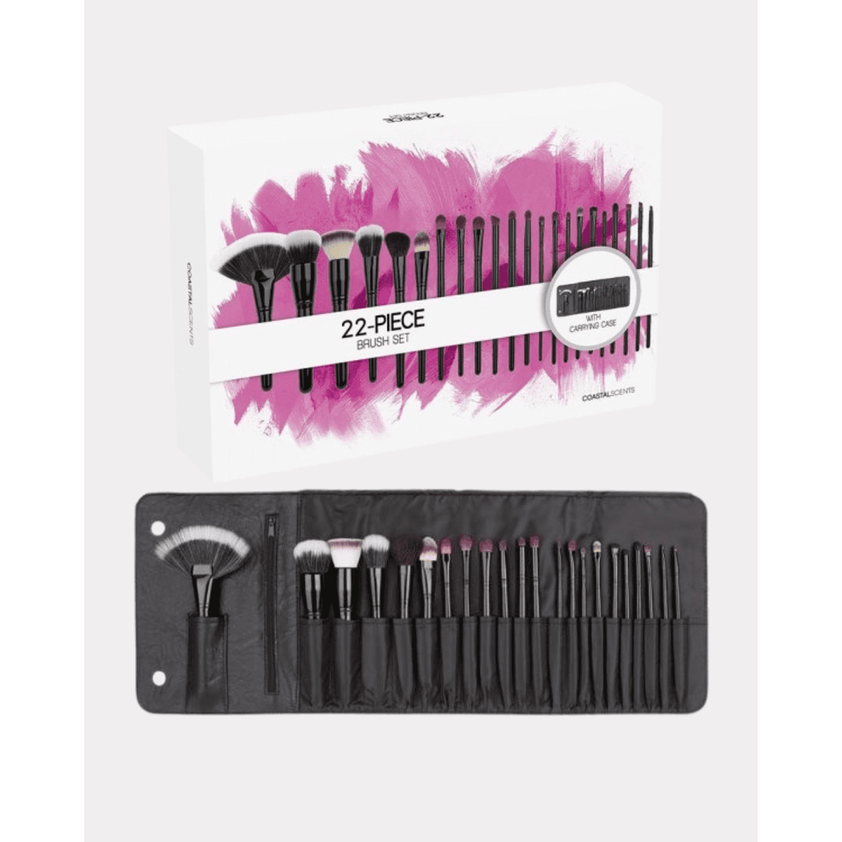costal scents 22 pices brush set