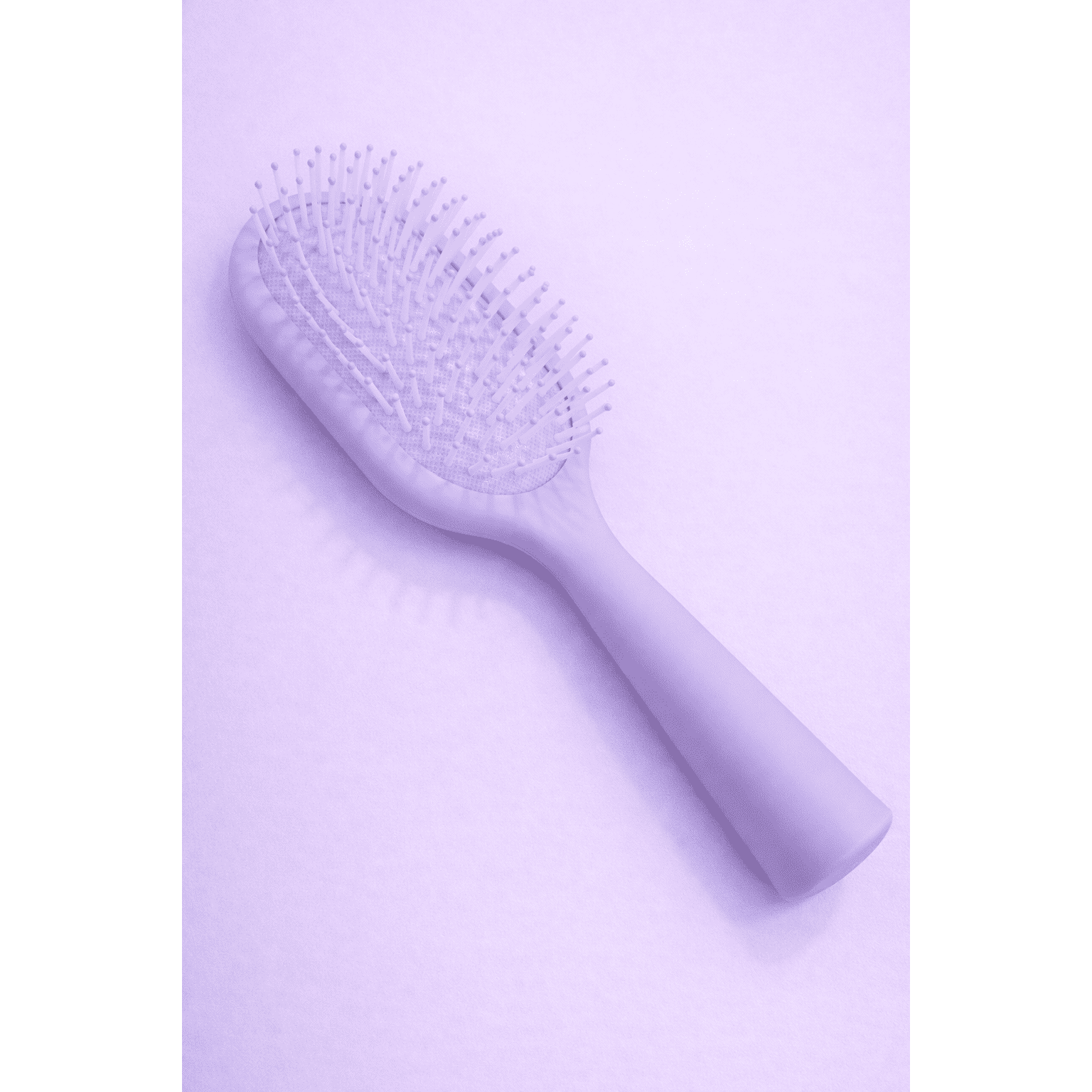 Cushion Paddle Hair Brush (Purple)