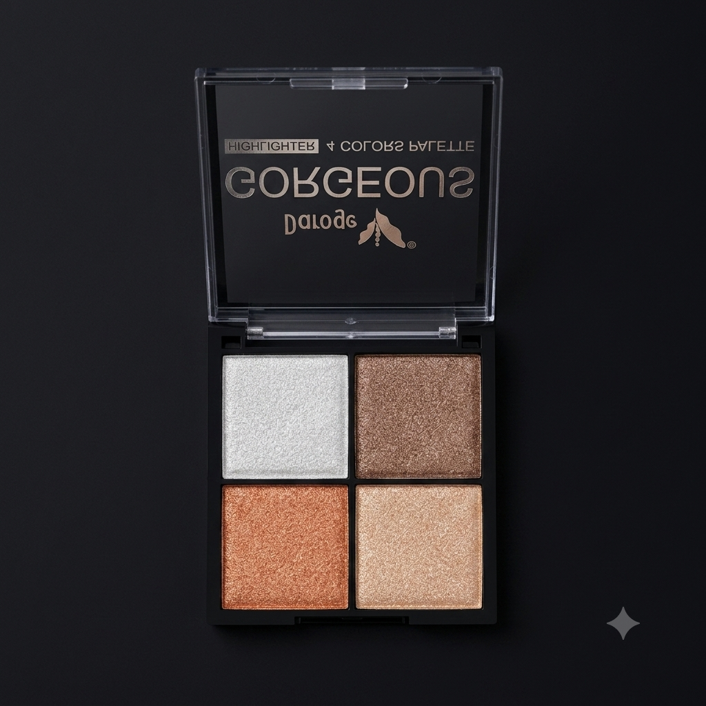 Daroge GORGEOUS Highlighter 4 Colors Palette