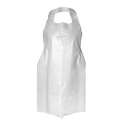 disposable apron white 100