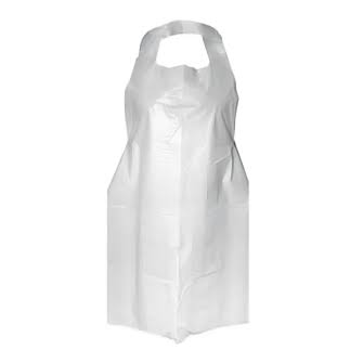 disposable apron white 100
