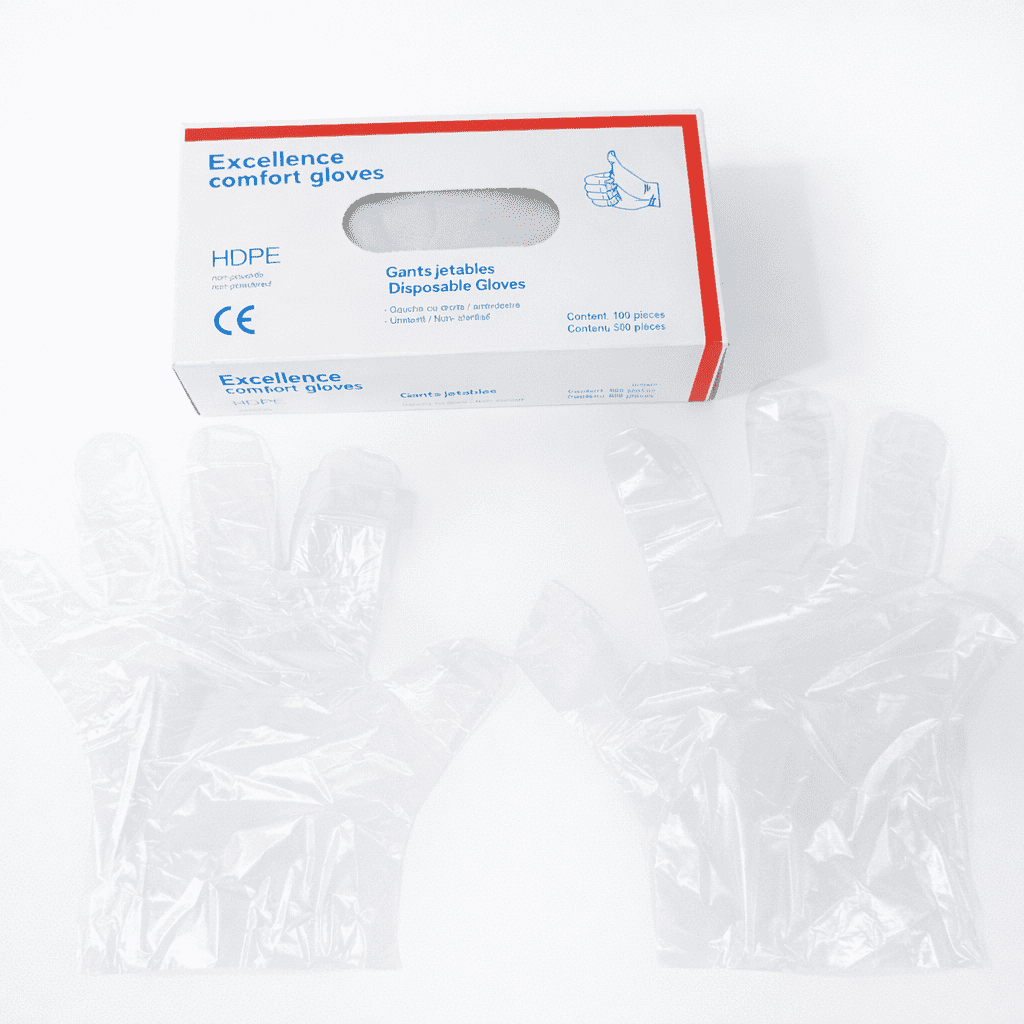 Disposable HDPE Gloves 500pcs