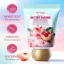 BIOAQUA Fragrance Moist Hand Cream – Peach Macaron 30g