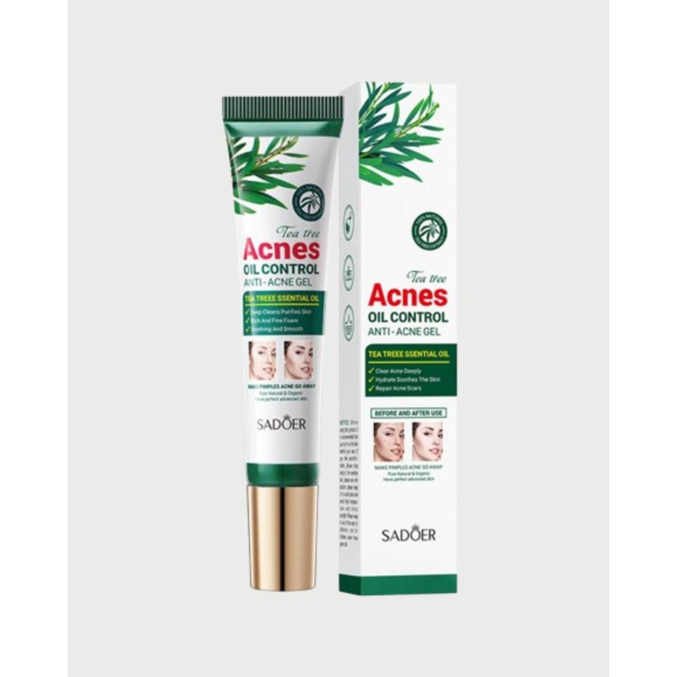SADOER Oil Control Anti- ACNE Gel 20g Tea Tree