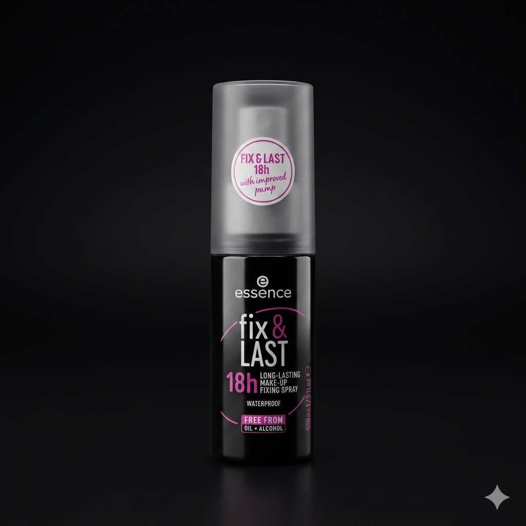 Essence Fix & Last 18h Long-Lasting Make-Up Fixing Spray Waterproof – 50 ml