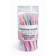 Eyebrow Razors (Precision Blade + Cap) – 40pcs Jar