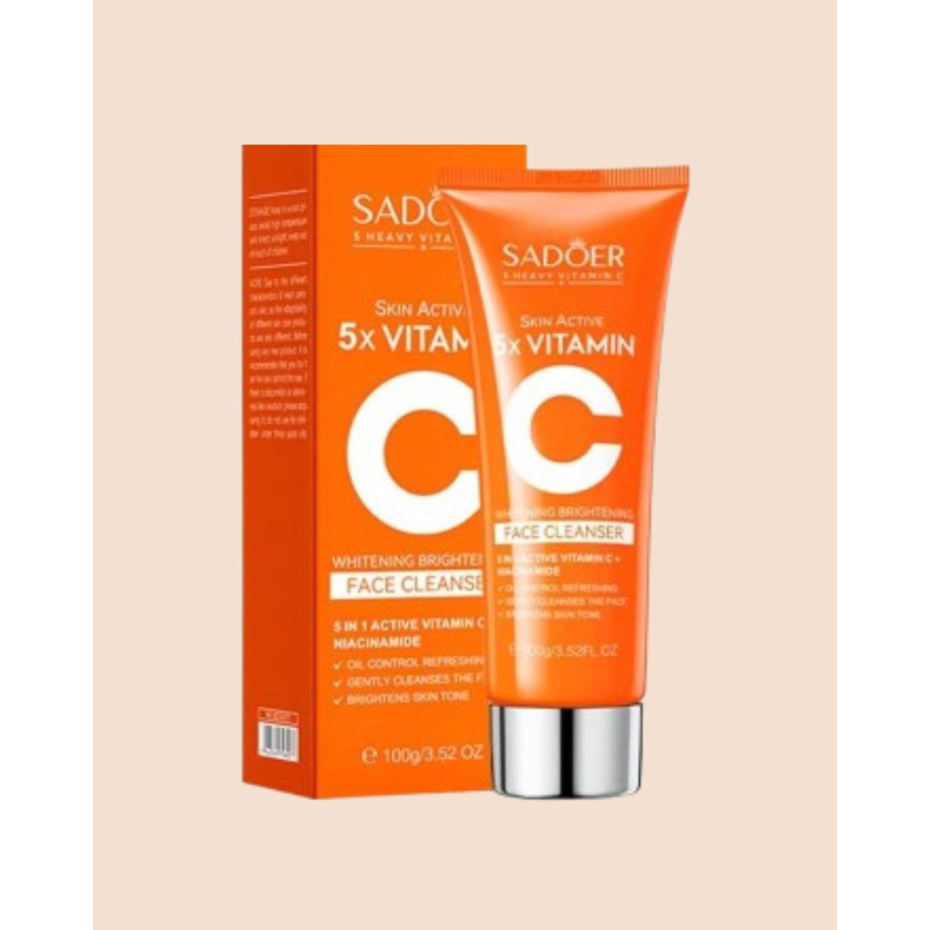 SADOER 5 x Vitamin C Face Cleanser 100g