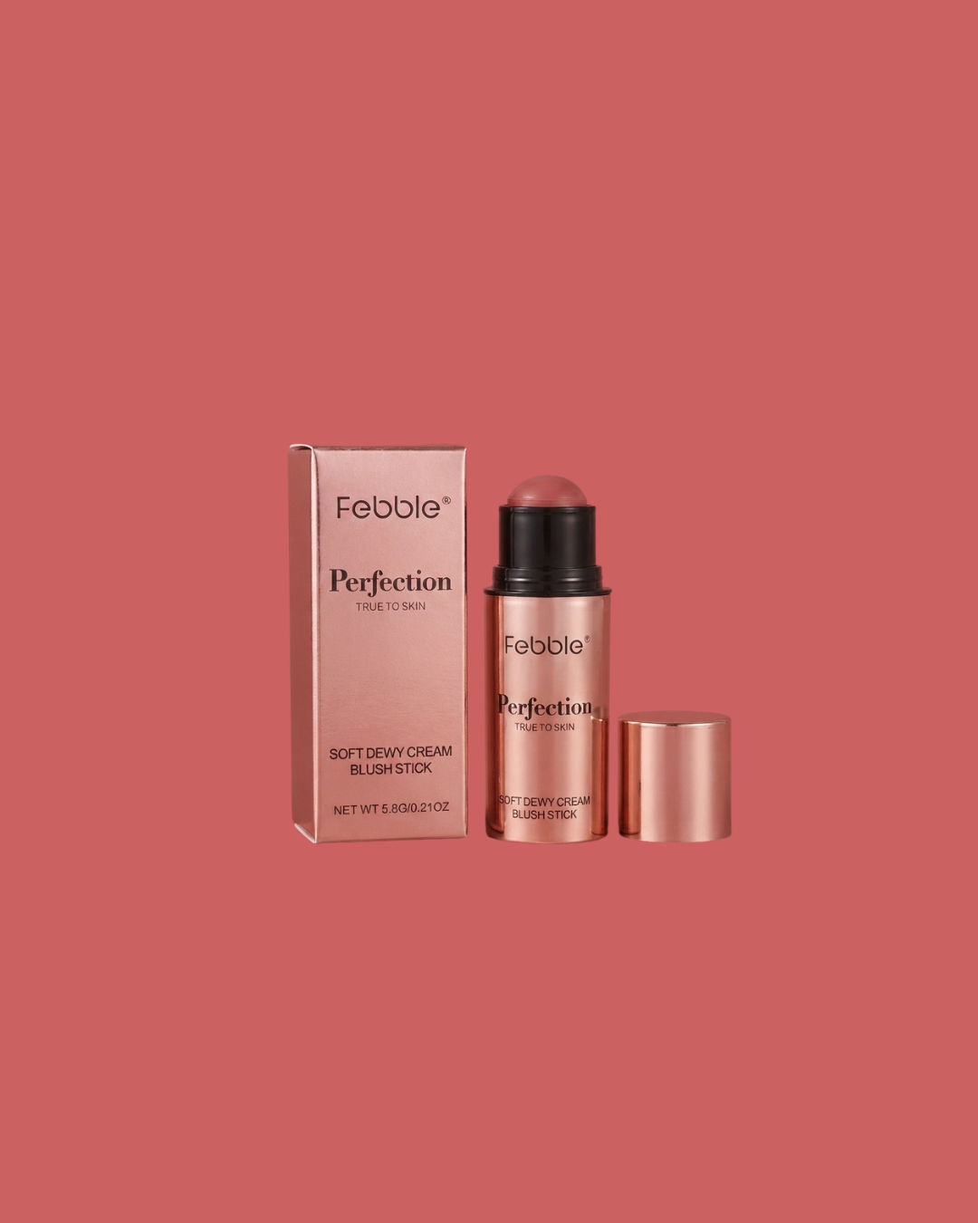 Febble Perfection True to Skin Soft Dewy Cream Blush Stick – 5.8 g (DREAMLAND 02)