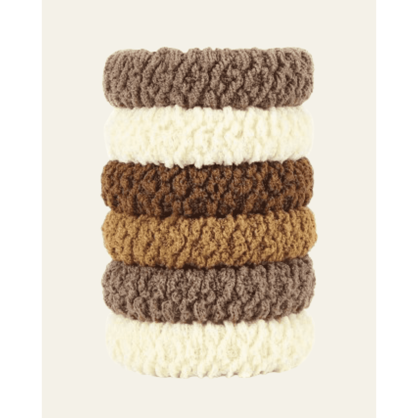 حقيبة ربطات الشعر - 6 قطع