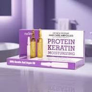 أمبولات ترطيب الشعر بالكيراتين والبروتين من نو سبا - كبسولات للعناية بالشعر