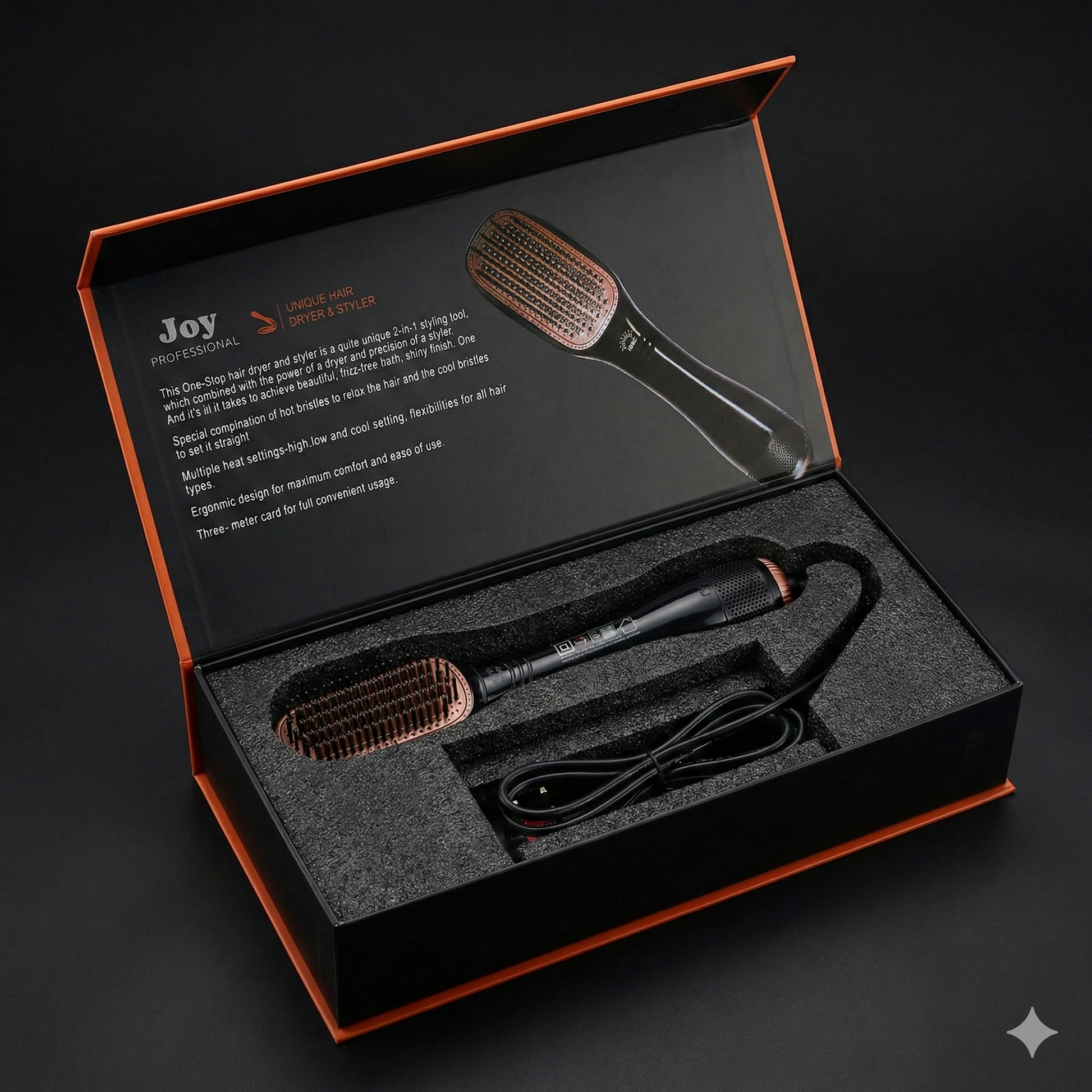Joy Professional 2-in-1 Styling Brush
