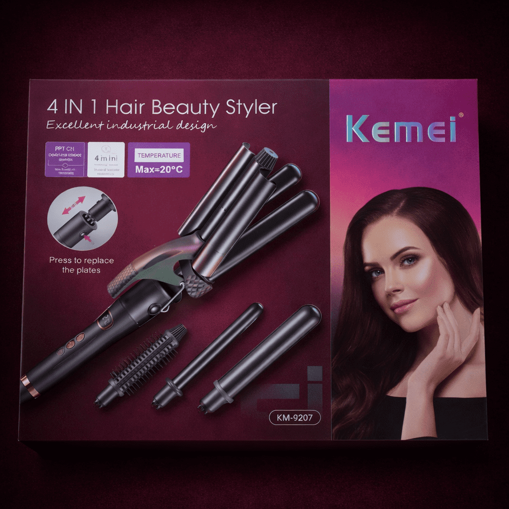 Kemei 4-in-1 Hair Beauty Styler