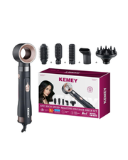 KEMEY 6-in-1 High-Speed Negative Ions Hair Dryer Set (KM-9205) / 1000W