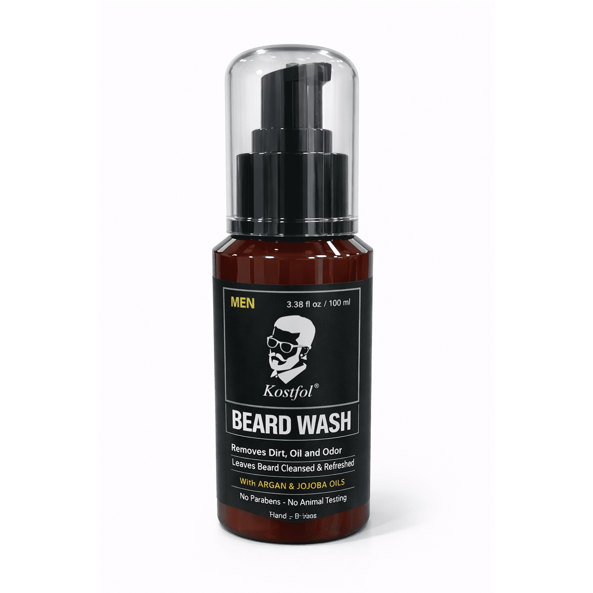 Kostfol Men Beard Wash (Argan & Jojoba Oils) – 100ml