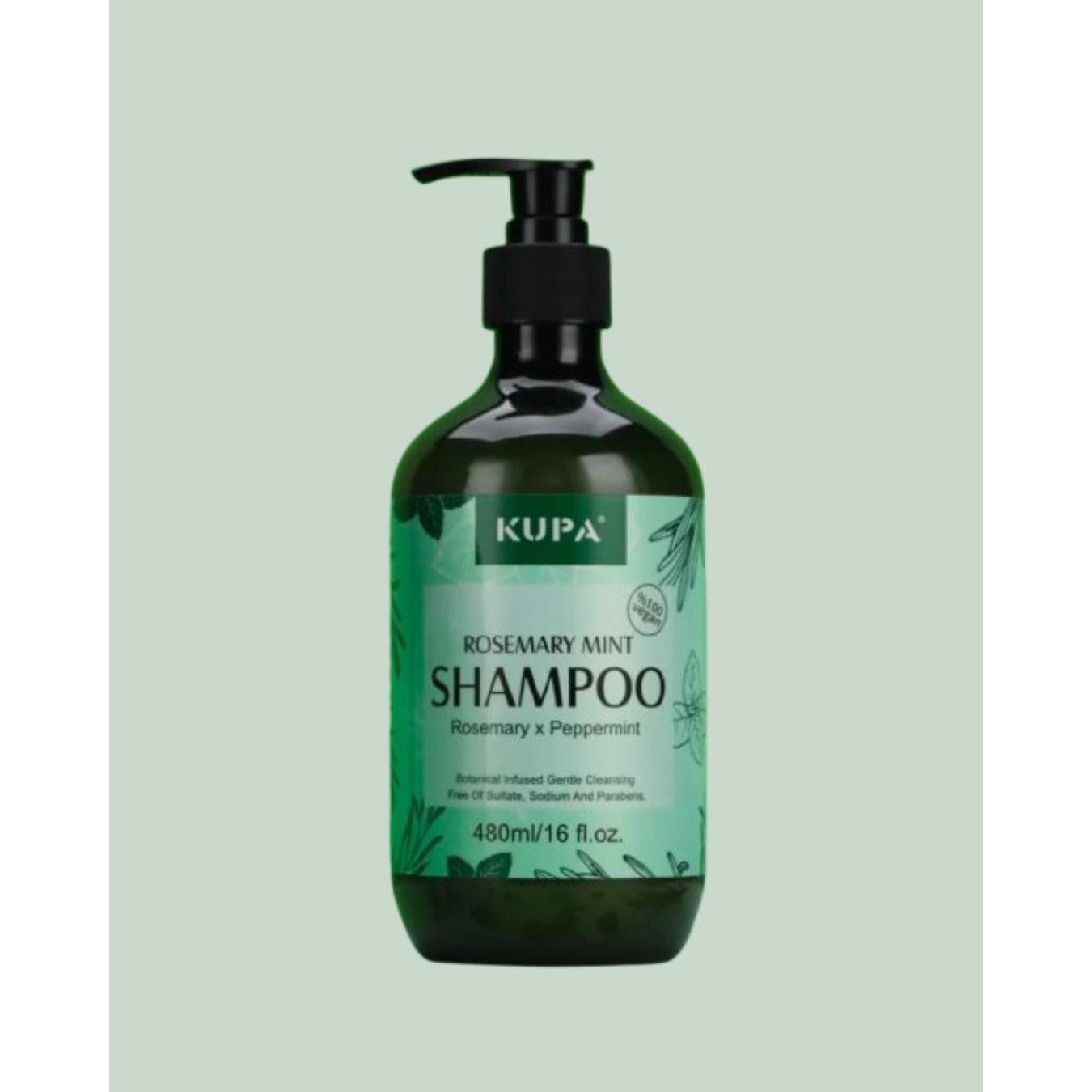 kupa rosemary mint shampoo