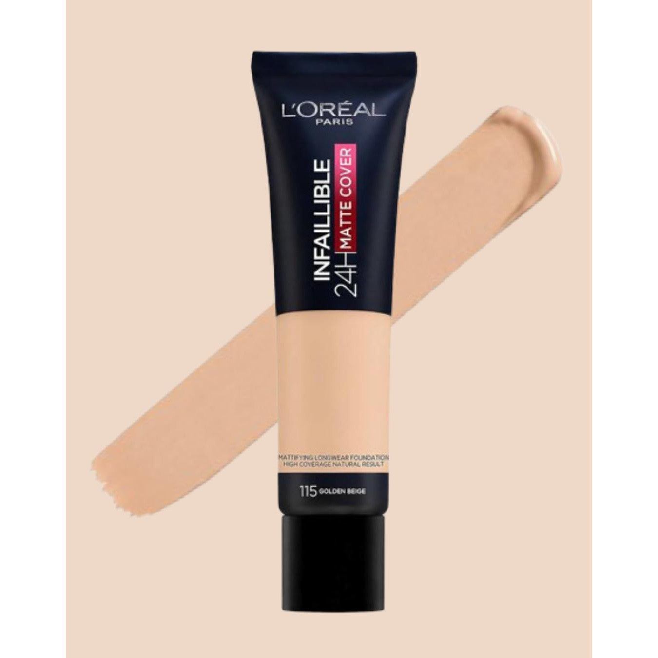 L'oreal Infallible Matte Cover Foundation Tube-115