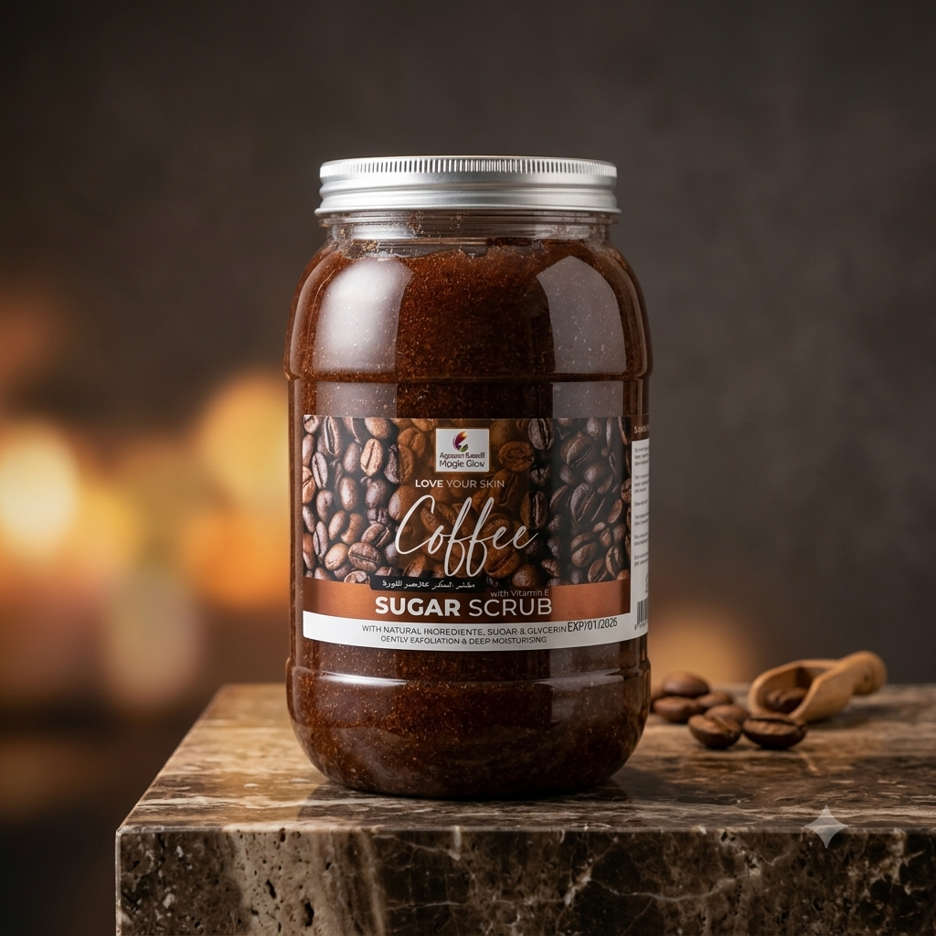 Magic Glow Coffee Sugar Scrub with Vitamin E