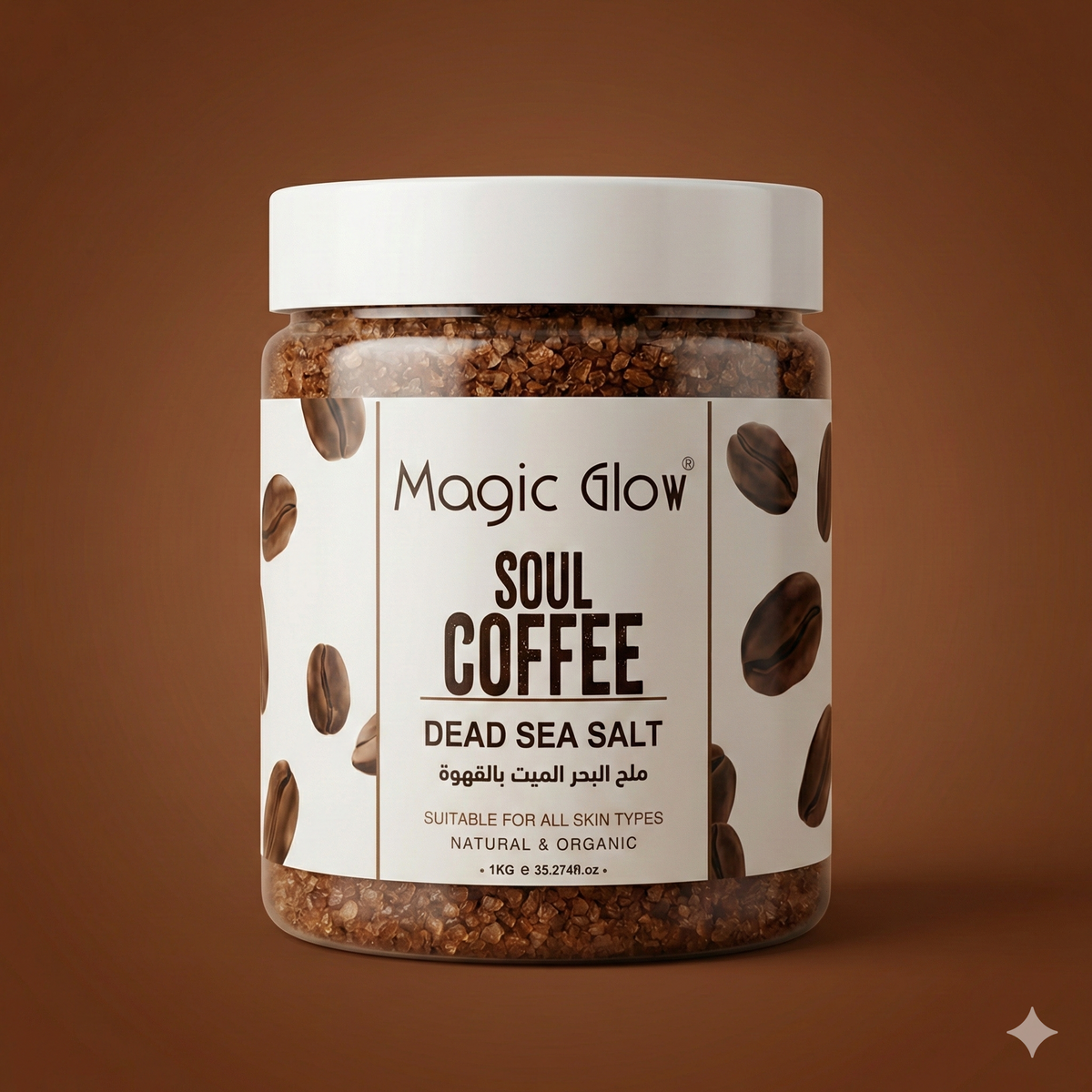 Magic Glow Soul Coffee Dead Sea Salt 1KG