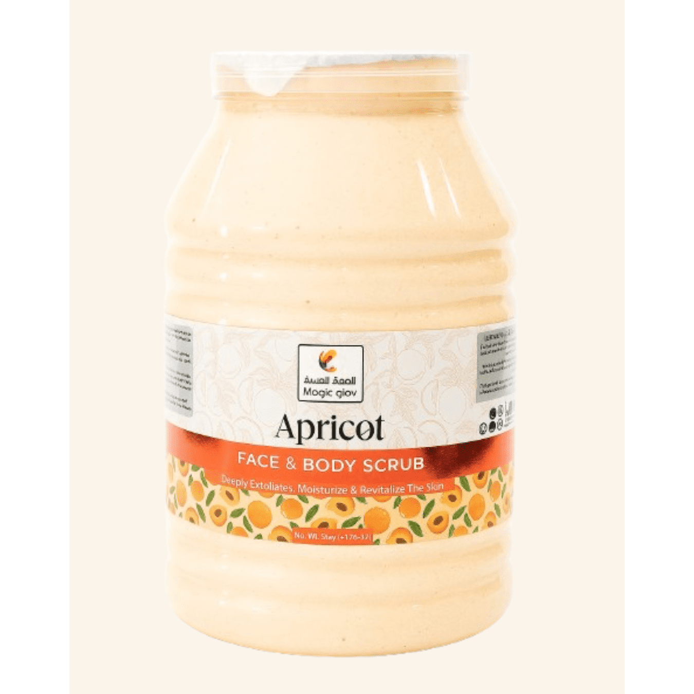 Magic Glow Face & Body Scrub 5kg-Apricot