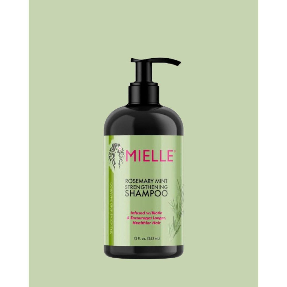 MIELLE Rosemary Mint Strenghening Shampoo 355ml