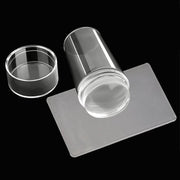 Clear Nail Art Stamper & Scraper Set