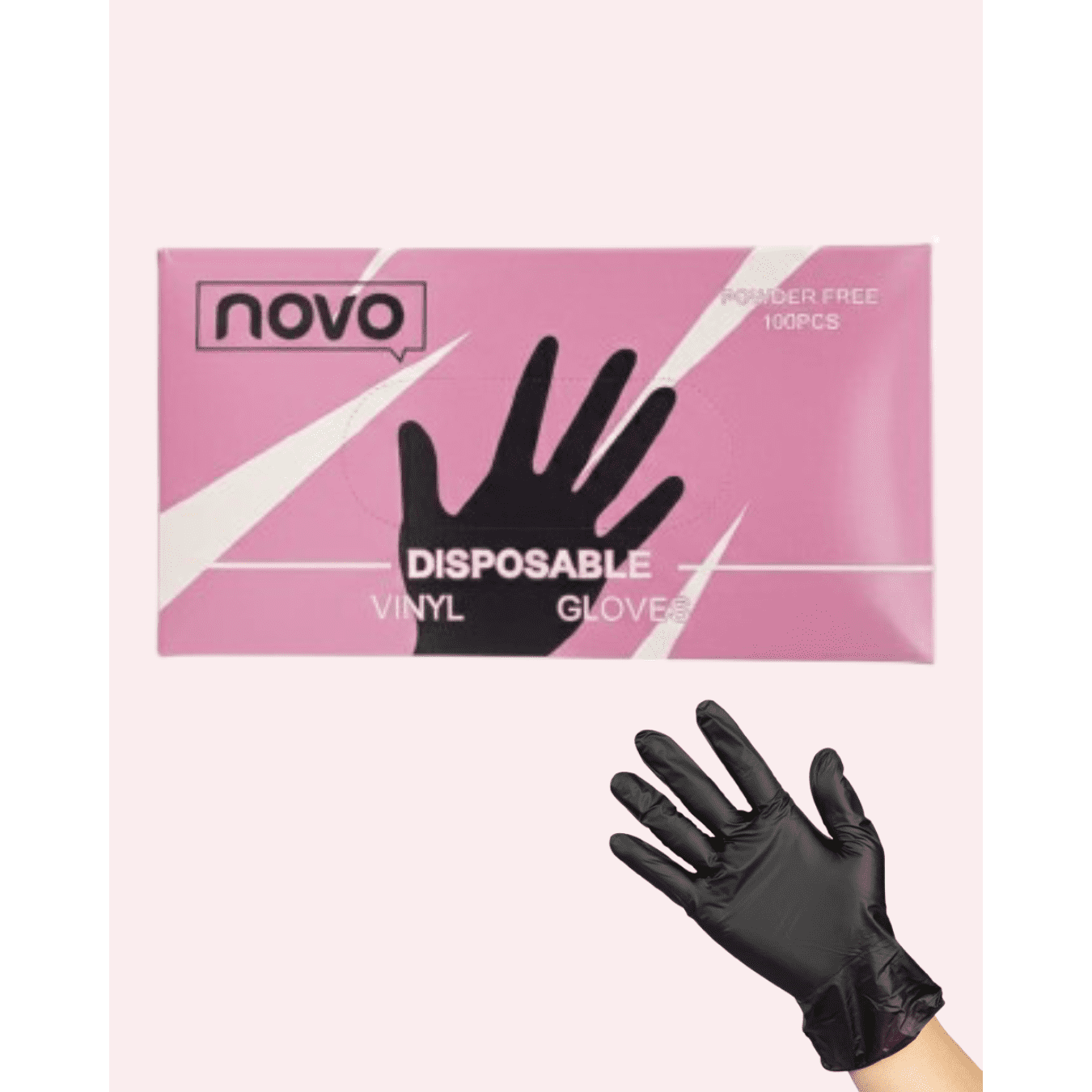 NOVO Gloves Black-Large