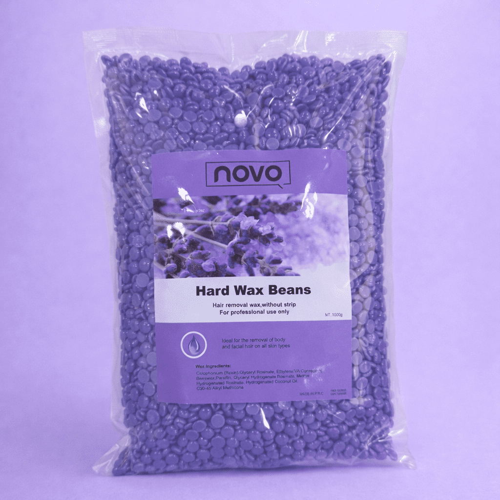 NOVO Hard Wax Beans (Lavender) – 1000g