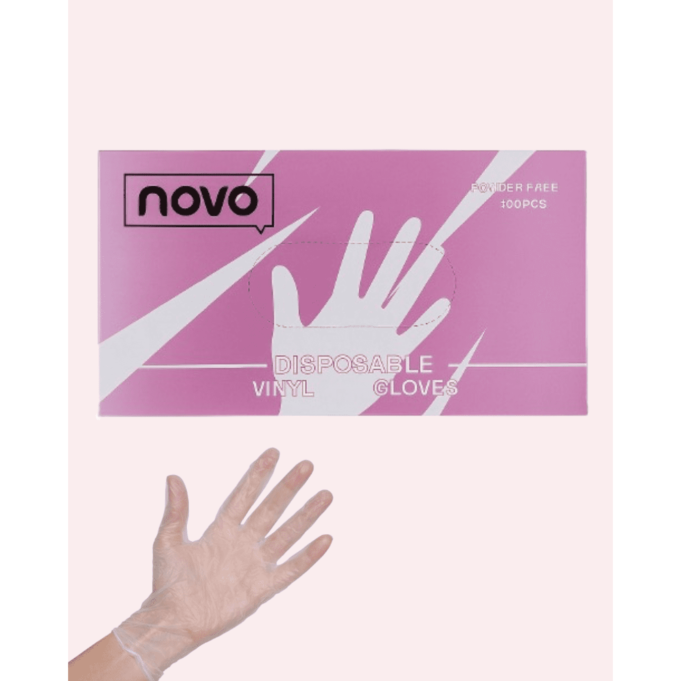 NOVO Gloves Clear-Medium