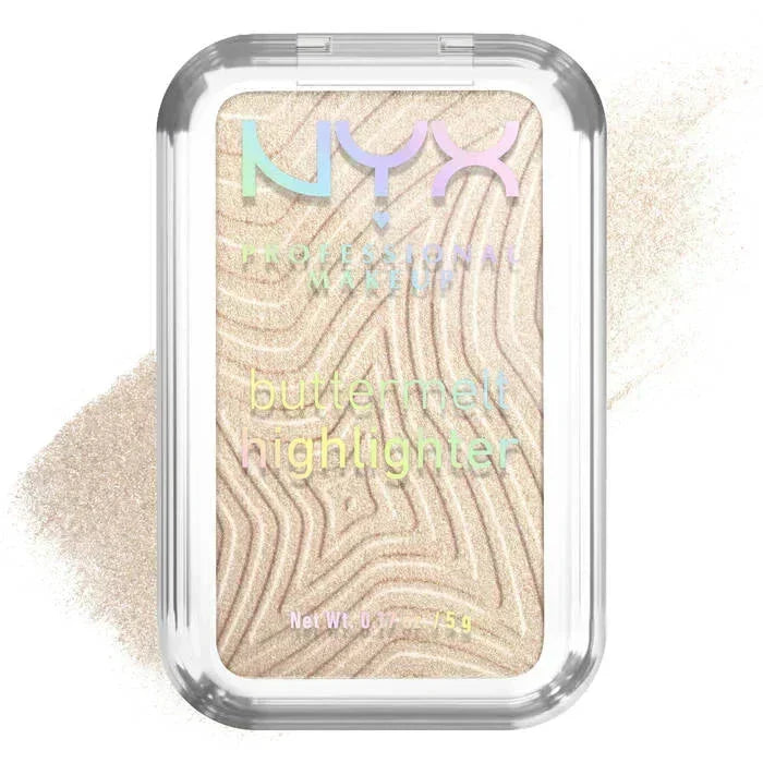 NYX Professional Makeup Buttermelt Highlighter Bright & Butta: Light champagne