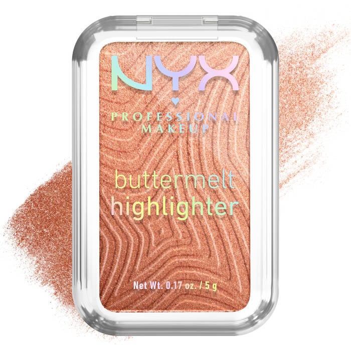 NYX Professional Makeup Buttermelt Highlighter Butta in Bronze: Bronze gold